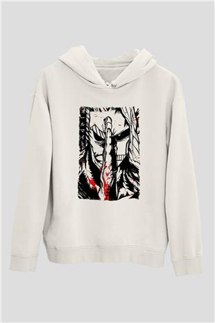 Attack On Titan Baskılı Unisex Siyah Hoodie
