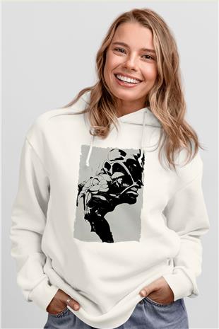Attack On Titan Baskılı Unisex Siyah Hoodie