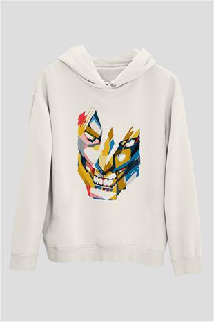 Attack On Titan Baskılı Unisex Siyah Hoodie