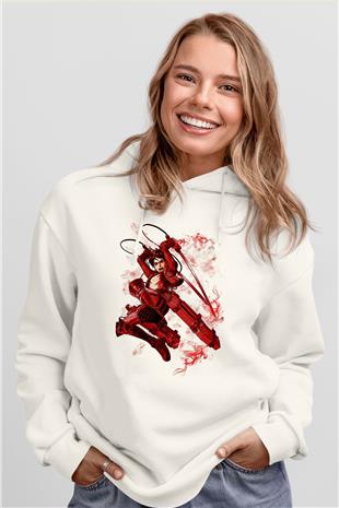 Attack On Titan Baskılı Unisex Siyah Hoodie