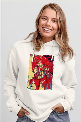 Attack On Titan Baskılı Unisex Siyah Hoodie