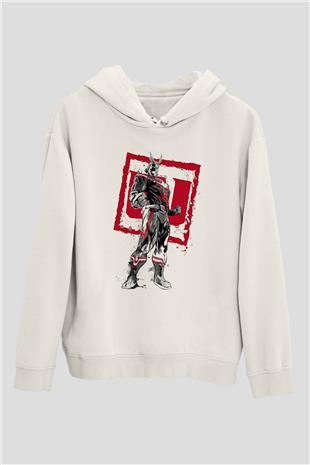 Attack On Titan Baskılı Unisex Siyah Hoodie