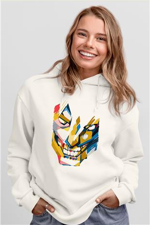 Attack On Titan Baskılı Unisex Siyah Hoodie