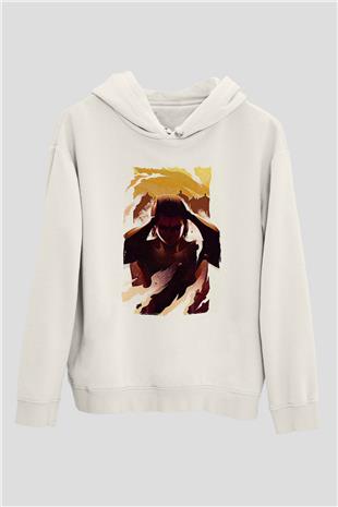 Attack On Titan Baskılı Unisex Siyah Hoodie