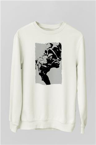 Attack On Titan Baskılı Unisex Siyah Sweatshirt