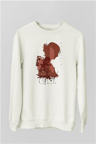 Attack On Titan Baskılı Unisex Siyah Sweatshirt
