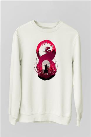 Attack On Titan Baskılı Unisex Siyah Sweatshirt