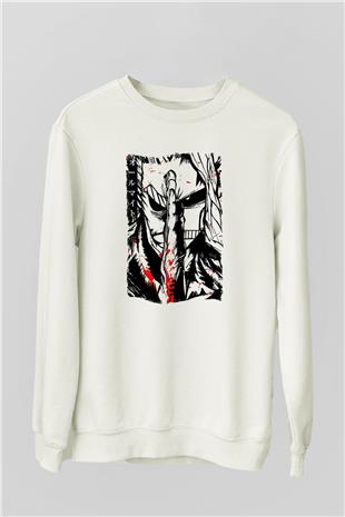 Attack On Titan Baskılı Unisex Siyah Sweatshirt