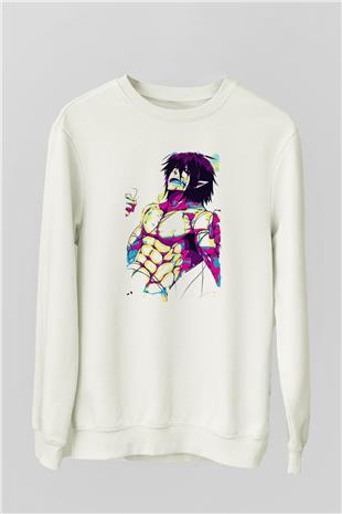 Attack On Titan Baskılı Unisex Siyah Sweatshirt