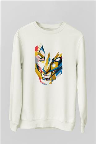 Attack On Titan Baskılı Unisex Siyah Sweatshirt