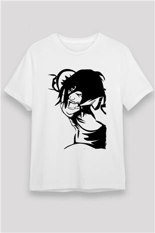 Attack On Titan Baskılı Unisex Siyah Tişört - Tshirt