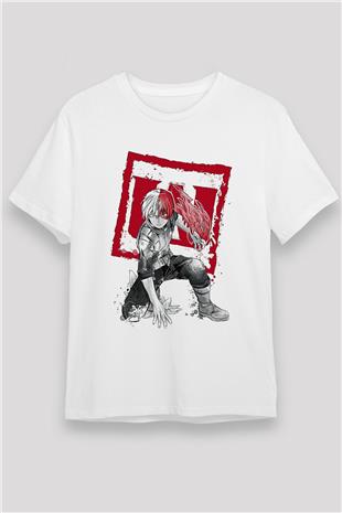Attack On Titan Baskılı Unisex Siyah Tişört - Tshirt