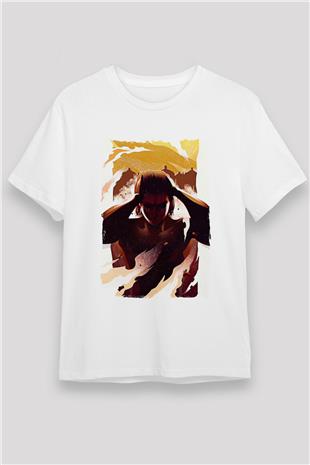 Attack On Titan Baskılı Unisex Siyah Tişört - Tshirt