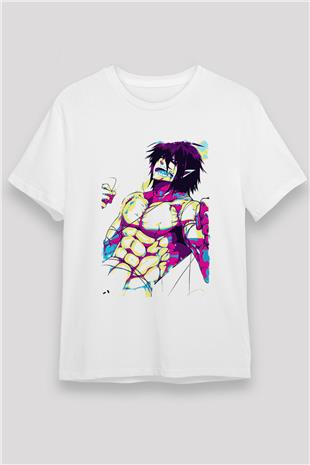 Attack On Titan Baskılı Unisex Siyah Tişört - Tshirt