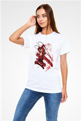 Attack On Titan Unisex Baskılı Beyaz Tişört - Tshirt