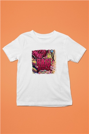 Attila Baskılı Unisex Beyaz Çocuk Tişört