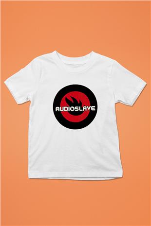 Audioslave Baskılı Beyaz Unisex Beyaz Çocuk Tişört - Tshirt