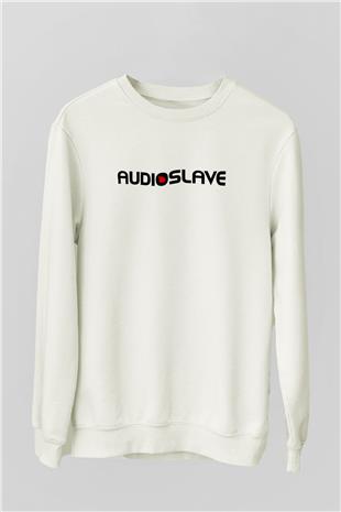 Audioslave Baskılı Beyaz Unisex Sweatshirt