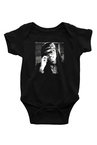 August Alsina Siyah Bebek Body - Zıbın