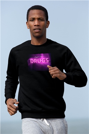 August Alsina Siyah Unisex Sweatshirt
