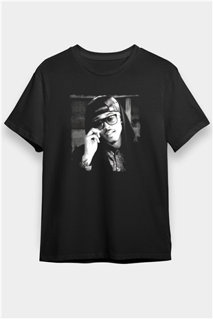 August Alsina Siyah Unisex Tişört T-Shirt - TişörtFabrikası