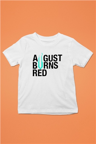 August Burns Red Baskılı Beyaz Unisex Çocuk Tişört