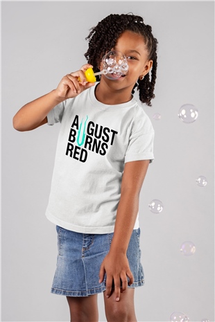 August Burns Red Baskılı Beyaz Unisex Çocuk Tişört