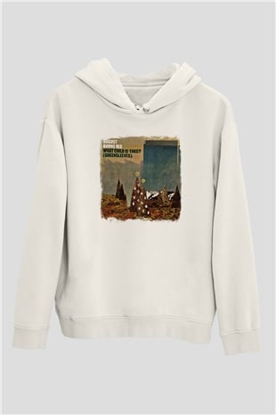 August Burns Red Baskılı Unisex Beyaz Hoodie