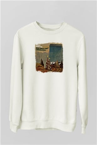 August Burns Red Baskılı Unisex Beyaz Sweatshirt