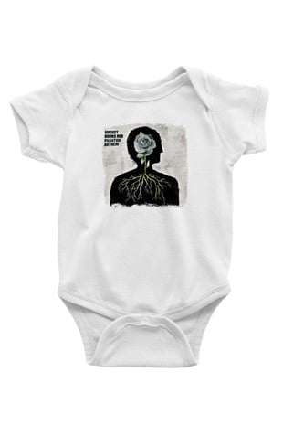 August Burns Red Baskılı Unisex Beyaz Bebek Body - Zıbın