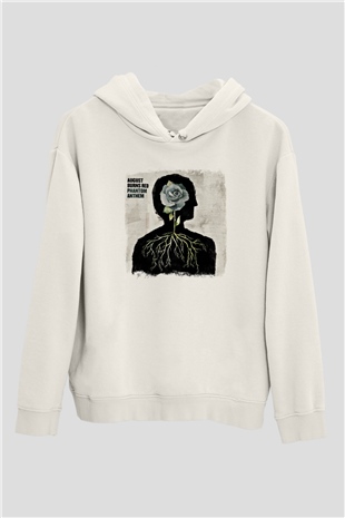 August Burns Red Baskılı Unisex Beyaz Hoodie