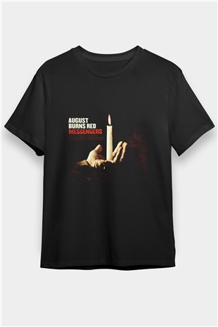 August Burns Red Baskılı Unisex Siyah Tişört