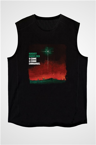 August Burns Red Baskılı Unisex Siyah Kolsuz Tişört