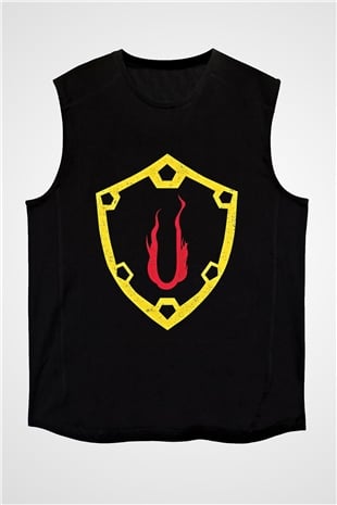 August Burns Red Baskılı Unisex Siyah Kolsuz Tişört