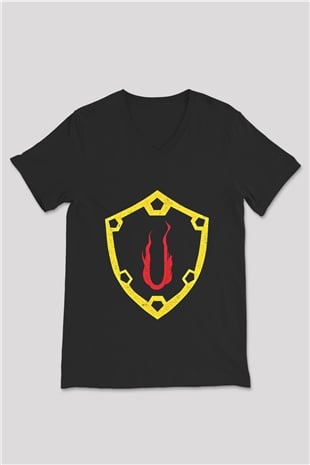 August Burns Red Baskılı Unisex Siyah V Yaka Tişört