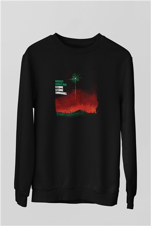 August Burns Red Baskılı Unisex Siyah Sweatshirt