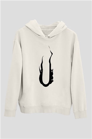 August Burns Red Beyaz Unisex Kapşonlu Sweatshirt