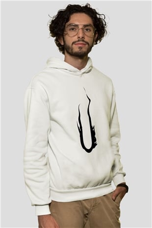 August Burns Red Beyaz Unisex Kapşonlu Sweatshirt
