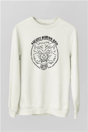 August Burns Red Beyaz Unisex Sweatshirt