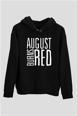 August Burns Red Siyah Unisex Kapüşonlu Sweatshirt
