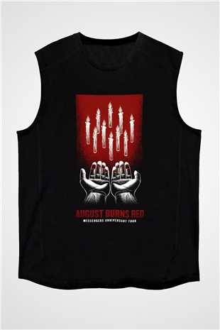 August Burns Red Siyah Unisex Kolsuz Tişört