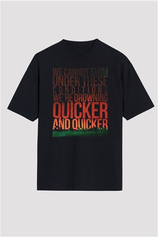 August Burns Red Siyah Unisex Oversize Tişört T-Shirt