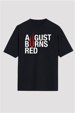 August Burns Red Siyah Unisex Oversize Tişört T-Shirt