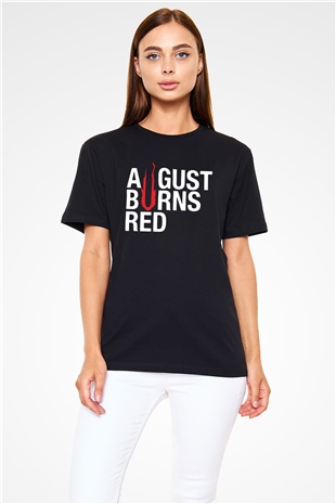 August Burns Red Siyah Unisex Tişört T-Shirt - TişörtFabrikası