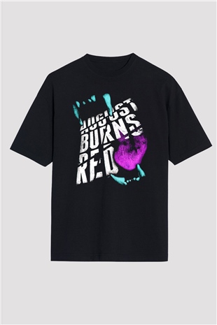 August Burns Red Siyah Oversize Tişört Oversize T-shirt - TişörtFabrikası