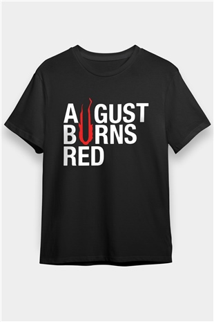 August Burns Red Siyah Unisex Tişört T-Shirt - TişörtFabrikası