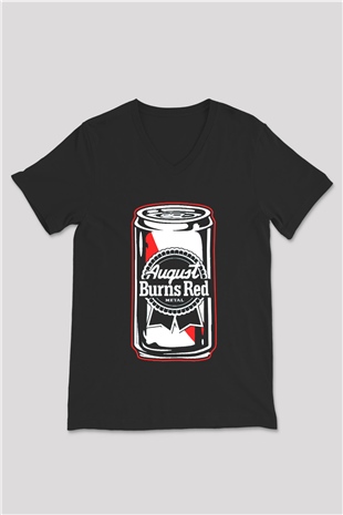 August Burns Red Siyah Unisex V Yaka Tişört