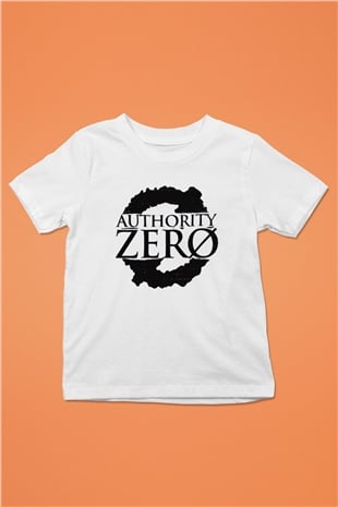 Authority Zero Beyaz Unisex Çocuk Tişört