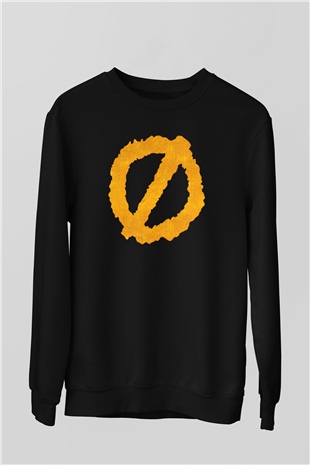Authority Zero Siyah Unisex Sweatshirt