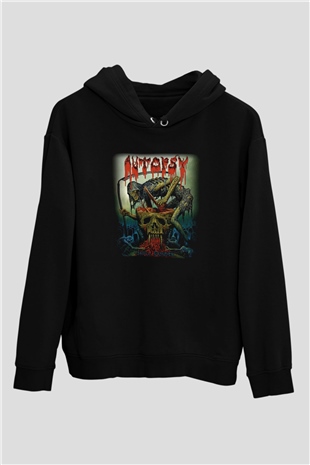 Autopsy Siyah Unisex Hoodie